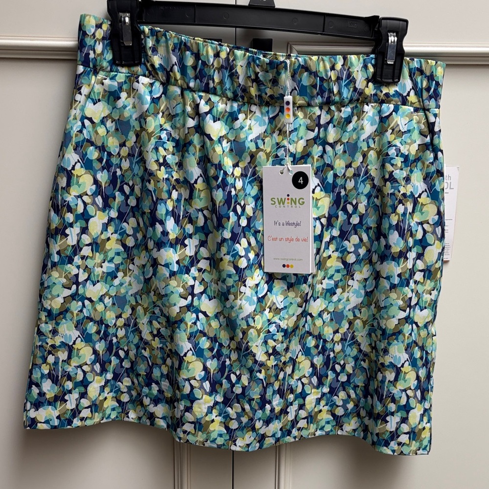 Swing Floral Mini Skirt - Multicolor